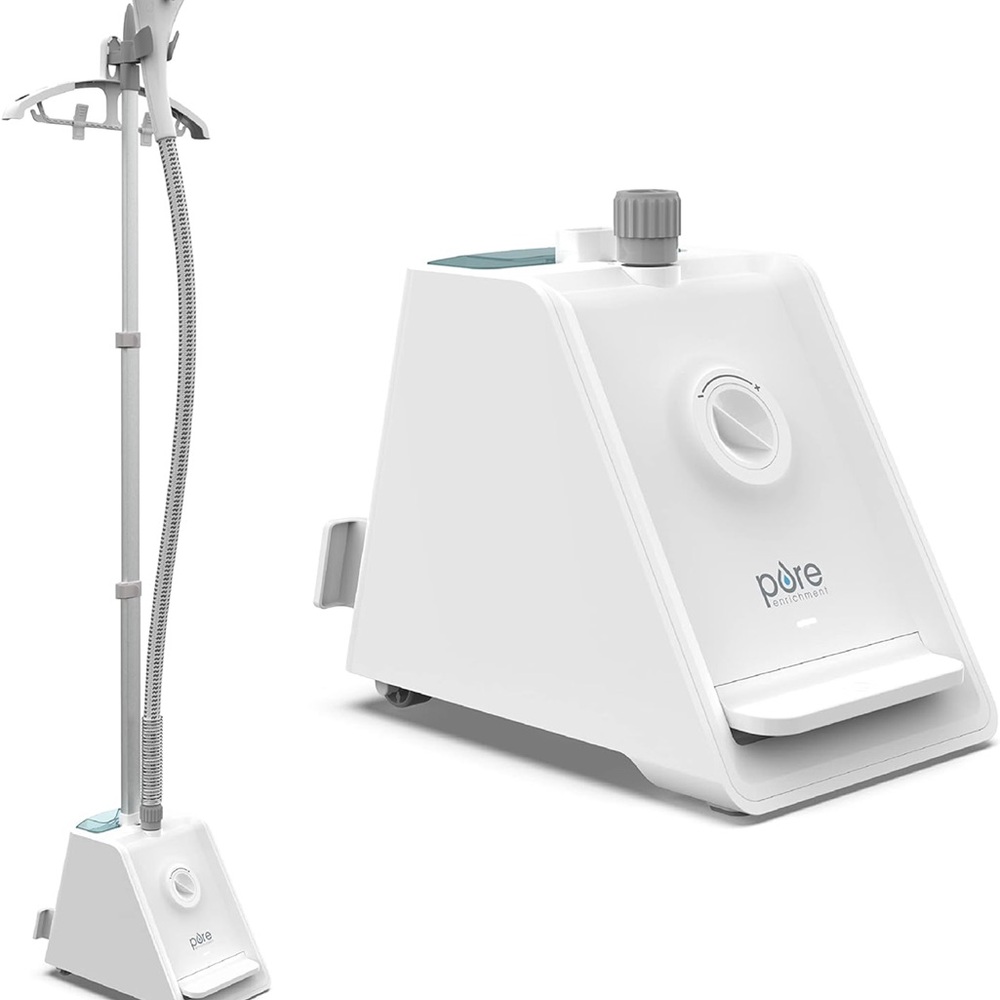 Gently Used Pure Enrichment Wheeled Garment Steamer & NEW NORI Fabric Shaver